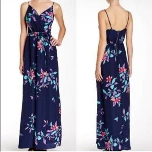 Yumi Kim Cleo Floral Maxi Dress - Navy Floral Print XS